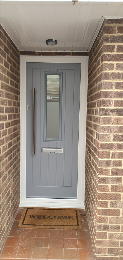 After the new composite front door was fitted at a Bournemouth property