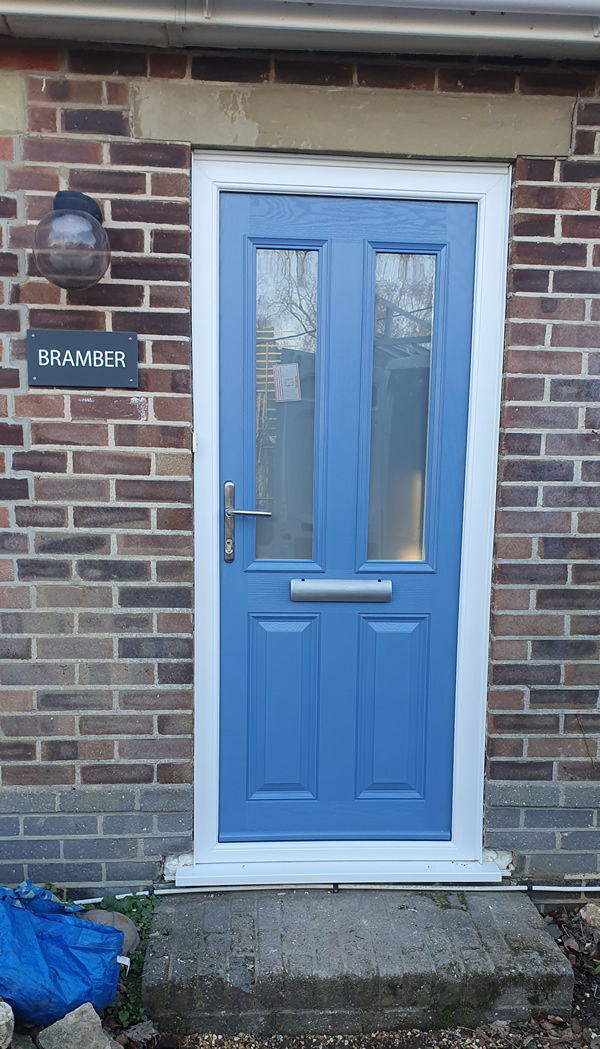 After: composite door supplied and installed in Blandford